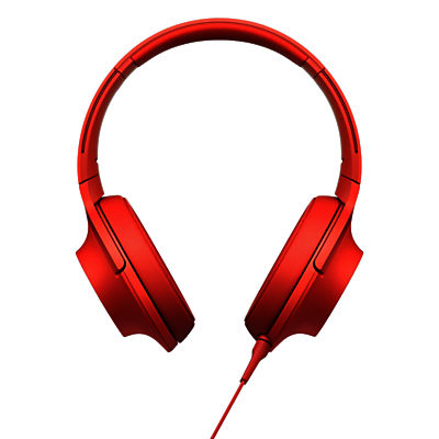 Sony MDR-100AAP h.ear Over-Ear Headphones with In-Line Mic/Remote Cinnabar Red Sony MDR-100AAP h.ear Over-Ear Headphones with In-Line Mic/Remote Cinnabar Red